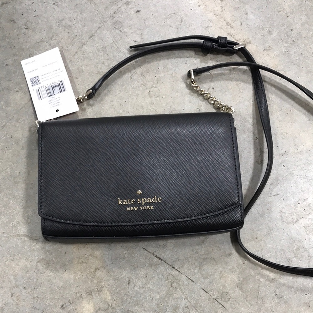 kate spade Black Crossbody Wallet
